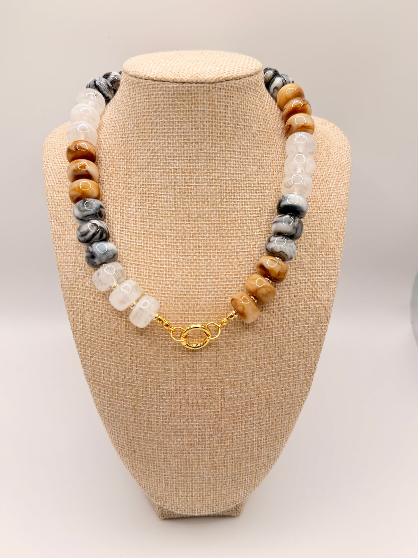 Priscilla Necklace w/ Carabiner Clasp