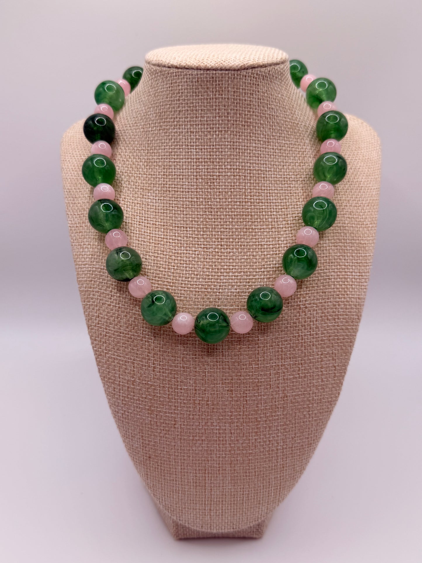 Green and Pink Lola Necklace