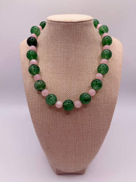 Green and Pink Lola Necklace