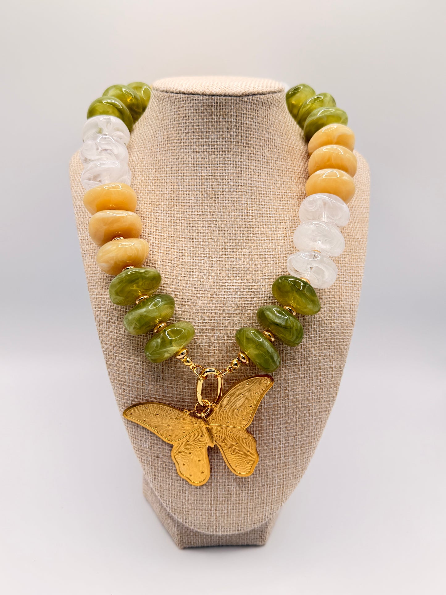 Calista Necklace w/ Butterfly