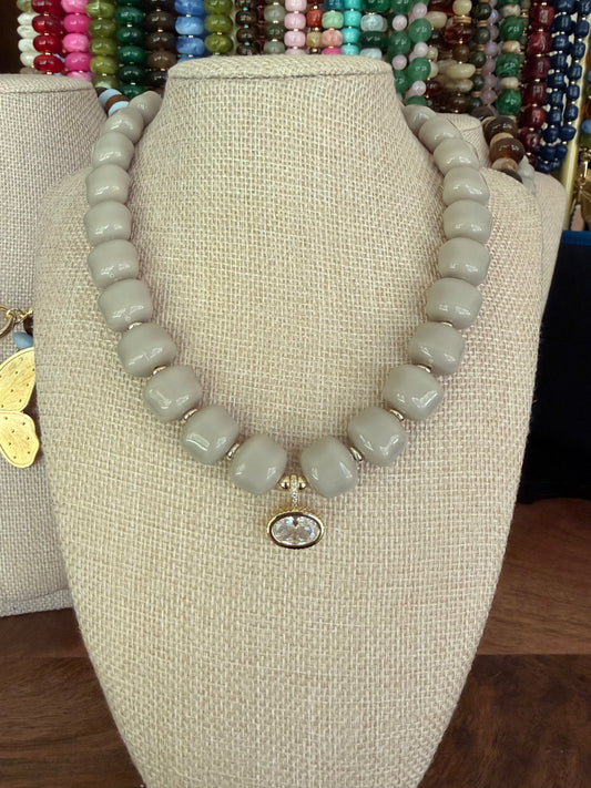 Adeline Necklace w/ Diamond